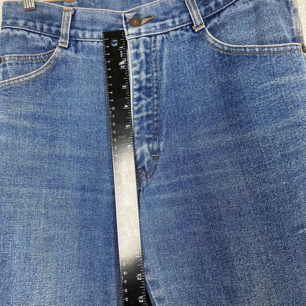 Vintage GAP Jeans Mens 30x30 Blue Denim Straight Leg 100% Cotton Hong Kong 90s